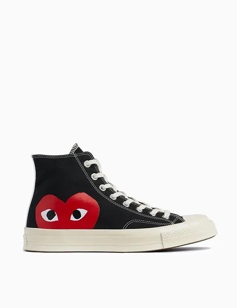 Comme des Garçons x Converse. CDG Play Chuck 70