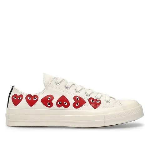 Play Comme Des Garçons x Converse Multi Heart Chuck Taylor All Star '70 Low Top